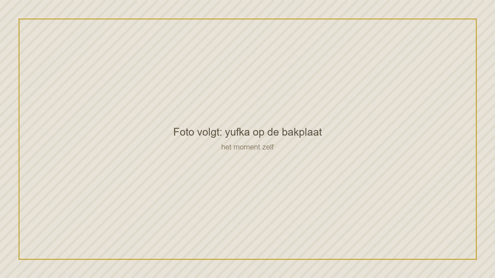 Yufka op de bakplaat